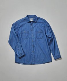 JOSEPH ABBOUD MOUNTAIN 【SPACE／UNISEX】Fine Count INDIGO シャツ