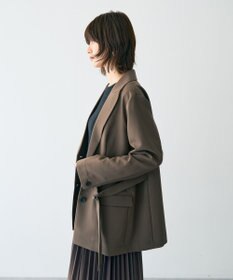 YECCA VECCA 2wayアシメデザインロングジャケット