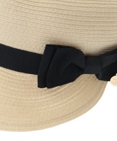 Maison de FLEUR グログランリボンキャスケット