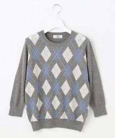 J.PRESS LADIES 【洗える】アーガイルツイン ニット
