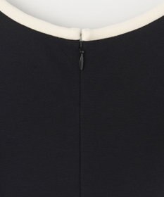 GRACE CONTINENTAL 配色ポンチフレアワンピース