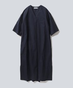 WHITE MAILS 【阿久津ゆりえコラボ】フロントタック Vネック ワンピース