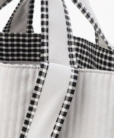 J.PRESS LADIES 【WEB限定・リバーシブル】キルティング トートバッグ