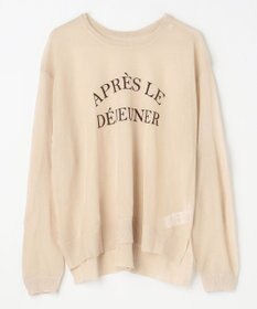 ANY L 【2SET】シアーロゴニット×タンクトップセット