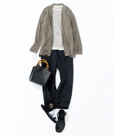 23区 【洗える/好評につき新色追加】レーヨンポリエステルストレッチ プルオーバー ニット