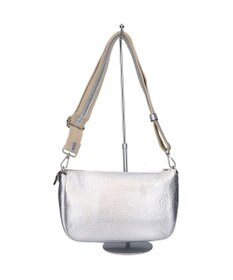 INTER-CHAUSSURES 【RIPANI】スポーティベルト・シルバーショルダーバッグ