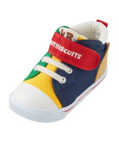 MIKI HOUSE HOT BISCUITS 【14-15cm】 顔ドン メッシュ素材 セカンド ベビーシューズ