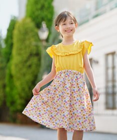 組曲 KIDS 【110-140㎝】サマーフラワー ワンピース