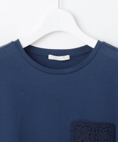 自由区 S 【カタログ掲載・洗える】クロッシェポケット Tシャツ