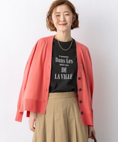 23区 【先行予約/WEB&一部店舗限定】スビンハイツイスト Vネック カーディガン