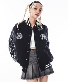 WEGO 【ユニセックス着用ITEM】メルトンワッペンスタジャン