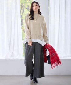 ANY L 【新色追加】ハイネックデイリーニット