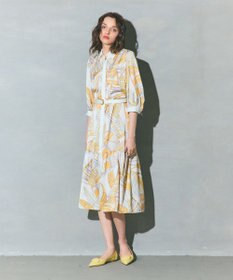 GRACE CONTINENTAL キカヨットプリントワンピース