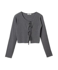 WEGO リボンリブカーディガン