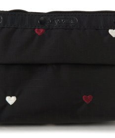 LeSportsac SMALL SLOAN COSMETIC/レッド/ホワイトハートEMB