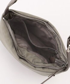 Y'SACCS はっ水ドットジャカード リサイクルレザーコンビ ショルダー