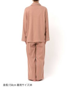 une nana cool 【綿混】ソフトコットンリブ 長袖開襟パジャマ MADE WITH LIBERTY FABRIC