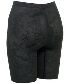 WACOAL ガードル ロング丈 【EverChic】 綿混メッシュ生地(本体) 通気性(本体) ほどよくおなか押さえ フリーカッティング仕様(裾) レディース GRC430 /ワコール