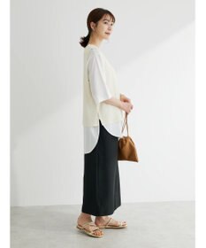 Green Parks ＳＥＴ２点　メッシュベスト＋半袖カットチュニック