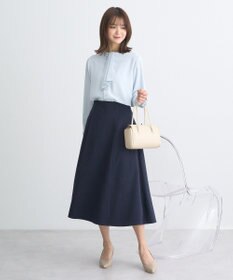 earth music&ecology すきな丈フレアスカート