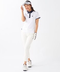 FILA GOLF／marie claire 【FILA GOLF】アクセントカラー半袖ポロシャツ