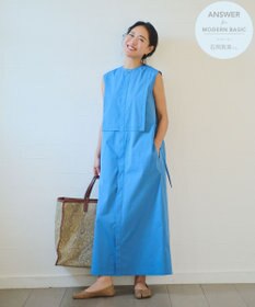 #Newans 【ANSWER for モダンベーシック】ビブヨークデザインワンピース