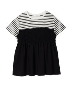 Green Parks シャーリングサテンドッキングプルオーバー