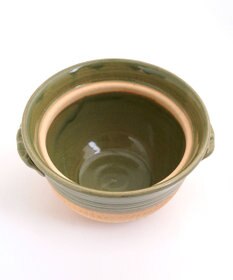 たち吉 【たち吉】伊賀飛びカンナごはん鍋（緑釉）〈１個〉伊賀焼