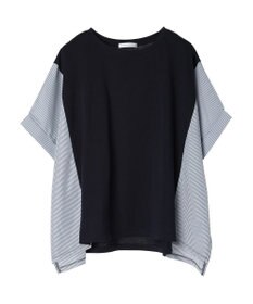 Green Parks 異素材脇切り替えドッキングプルオーバー