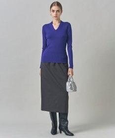 ICB 【洗える】T/Wブロード ナロースカート