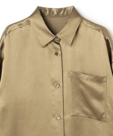 uncrave アセテートヴィンテージサテン ミドルシャツ