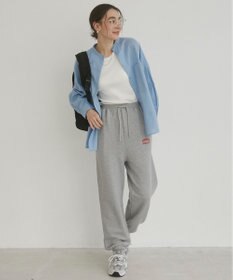 WEGO 【ANGIE VINTAGE】ワンポイント刺繍 裏毛 スウェットパンツ