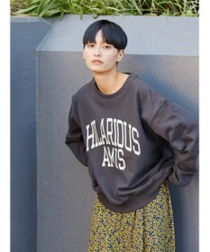 AMERICAN HOLIC ネップ裏毛ロゴスウェット