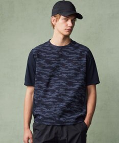 JOSEPH ABBOUD MOUNTAIN 【軽量/ストレッチ】メッシュサッカーカモ アウトドア Ｔシャツ