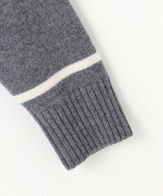 自由区 ウールカシミヤブレンドハイネック ニット