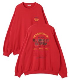 WEGO 【裏起毛/ユニセックス着用ITEM/SMLサイズ展開】アソートグラフィックプルオーバー（4）