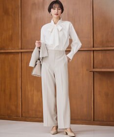 23区 L 【VERY3月号掲載/セットアップ対応】トリアセダブルジョーゼット フルレングス パンツ