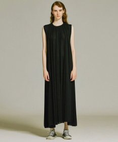 FRESCA KANOKO | ノースリーブギャザードレス / ATON | ファッション