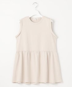 23区 【SLOW/洗える】コンパクトインレー ペプラムヘム カットソー