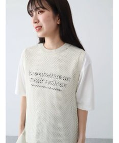 Green Parks ５分袖フロッキーロゴプリントＴＥＥ