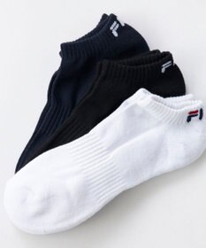 FILA GOLF／marie claire 【FILA GOLF】ジャカードデザイン３Ｐアンクルソックス