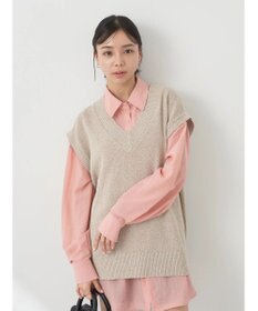 earth music&ecology ミニブークレＶネックベスト