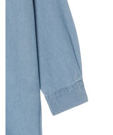 Green Parks ミディ丈デニムシャツワンピース