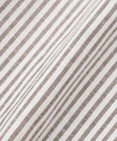 J.PRESS LADIES L リネンMIX ストライプ フレア スカート