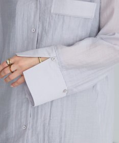 CRAFT STANDARD BOUTIQUE シアーオープンカラーシャツ