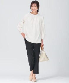 23区 トリアセダブルジョーゼット パンツ