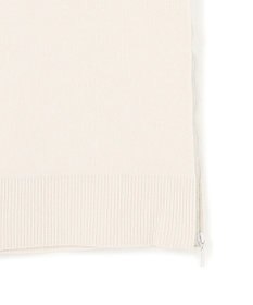 ICB L 【洗える】コットンシェニール コクーンスリーブニット