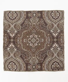 JOSEPH ABBOUD 【イタリア製・Holliday&Brown】ビッグペイズリープリント ポケットチーフ
