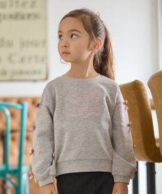 ANY KIDS 袖リボン トレーナー