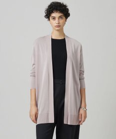 ICB 【洗える】 ウールアセテートハイゲージ カーディガン